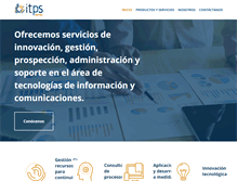 Tablet Screenshot of itps.cl